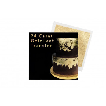 Edible gold - Sugarflair - leaf, 80 x 80 mm