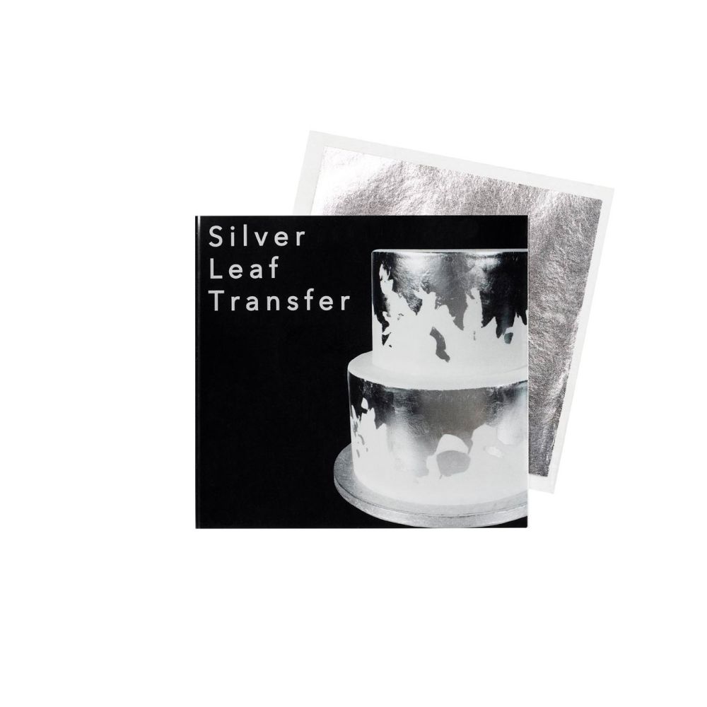Edible silver - Sugarflair - leaf, 83 x 83 mm