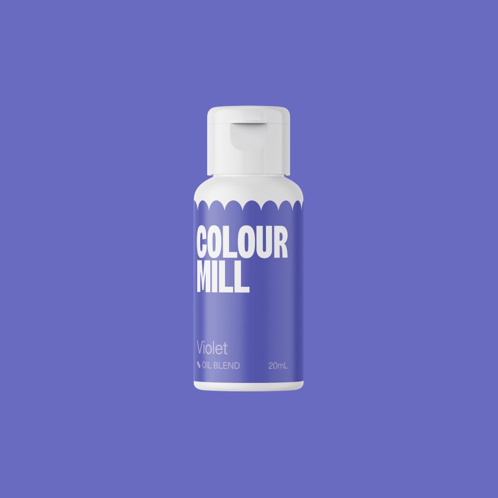Barwnik olejowy do mas tłustych - Colour Mill - Violet, 20 ml