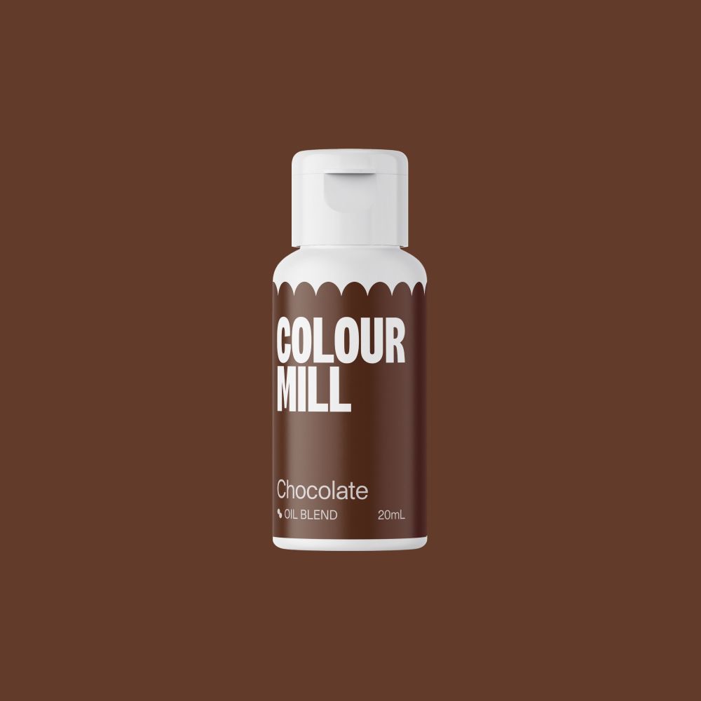 Barwnik olejowy do mas tłustych - Colour Mill - Chocolate, 20 ml
