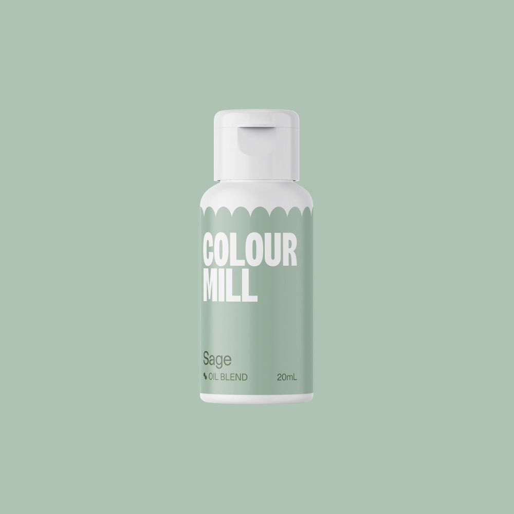 Barwnik olejowy do mas tłustych - Colour Mill - Sage, 20 ml