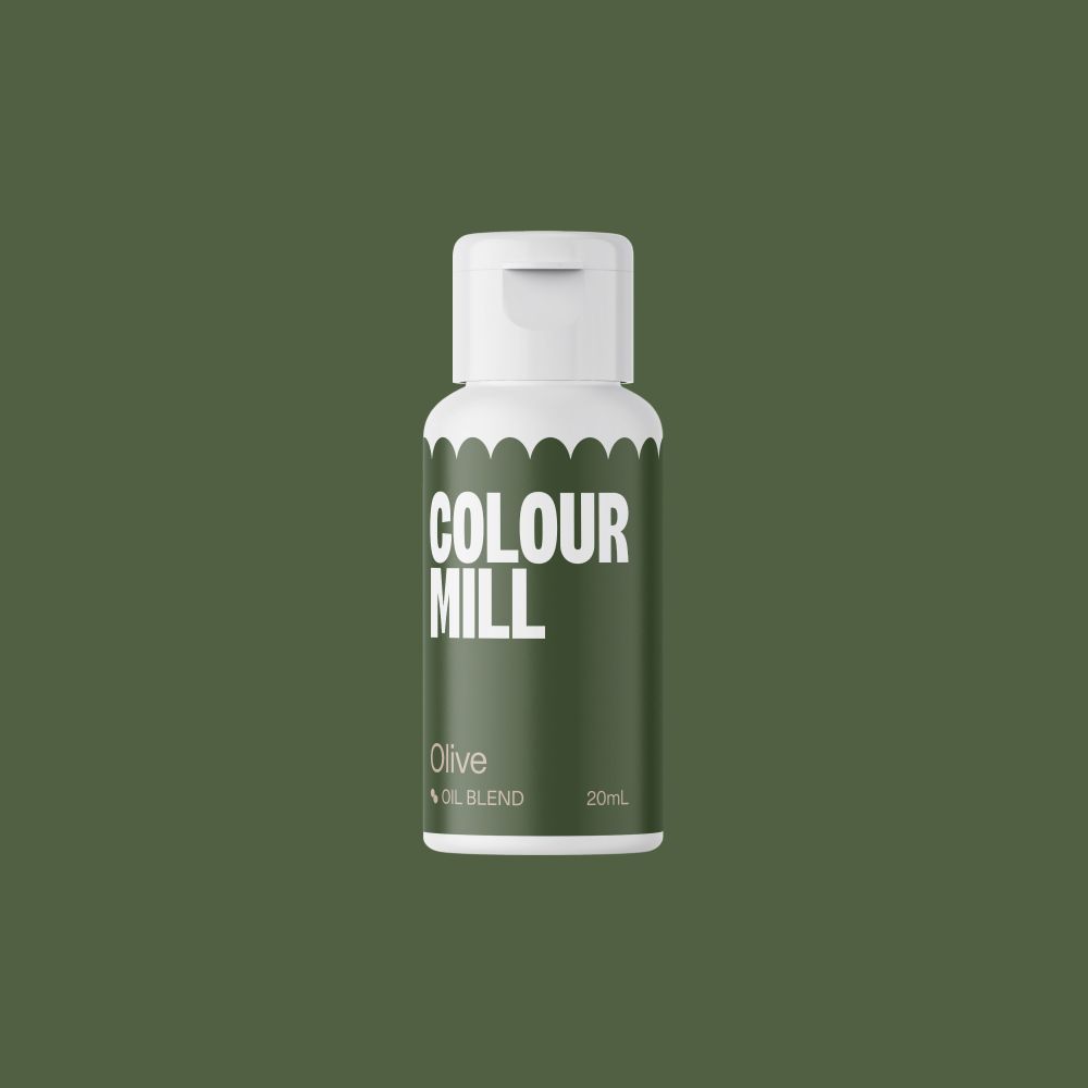Oil dye for fatty masses - Color Mill - olive, 20 ml