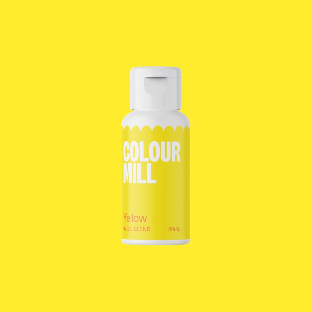 Barwnik olejowy do mas tłustych - Colour Mill - Yellow, 20 ml