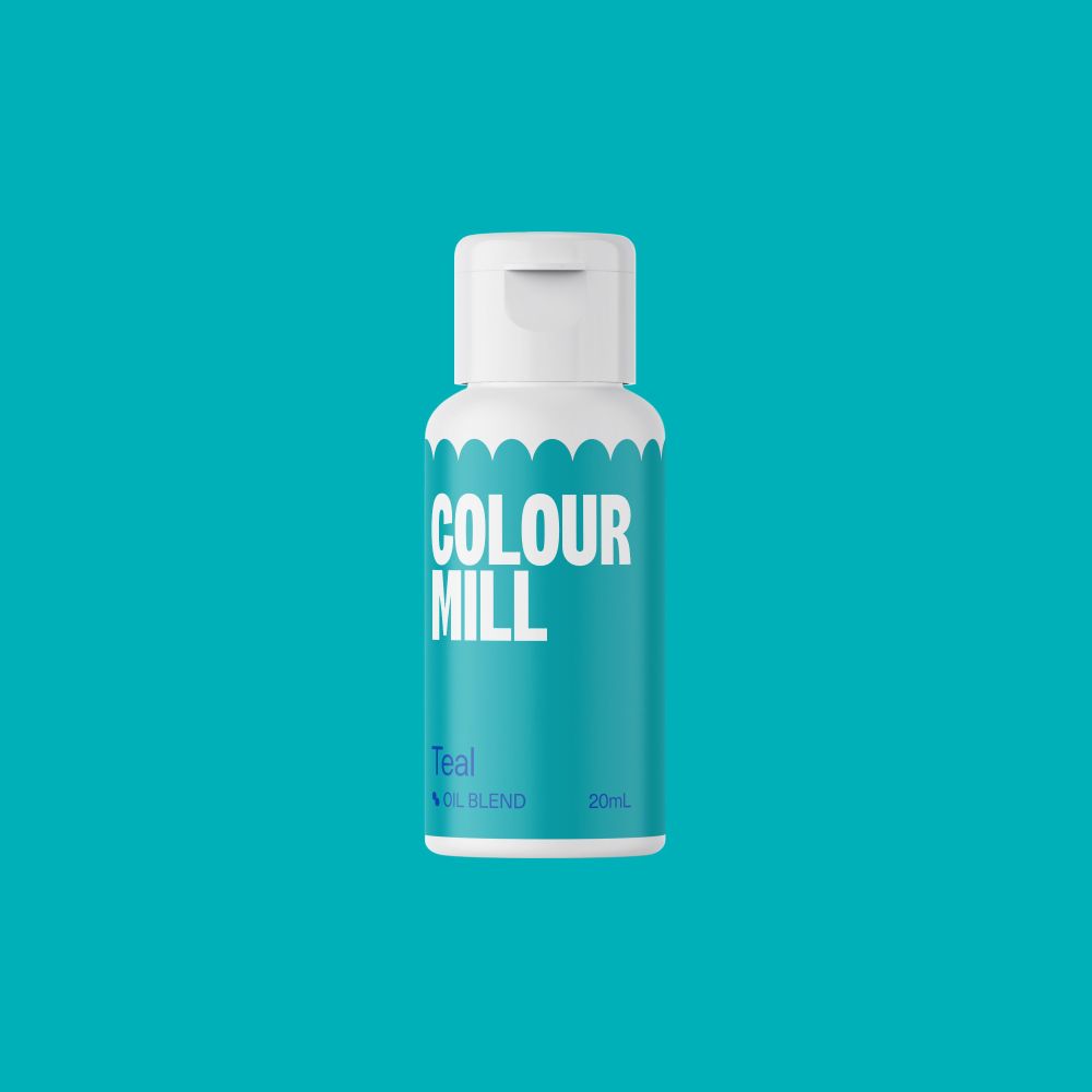 Oil dye for fatty masses - Color Mill - teal, 20 ml