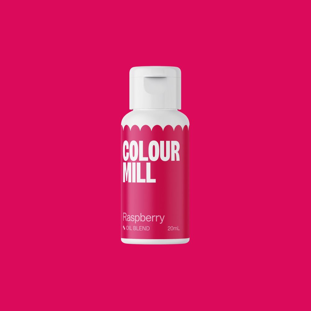 Barwnik olejowy do mas tłustych - Colour Mill - Raspberry, 20 ml
