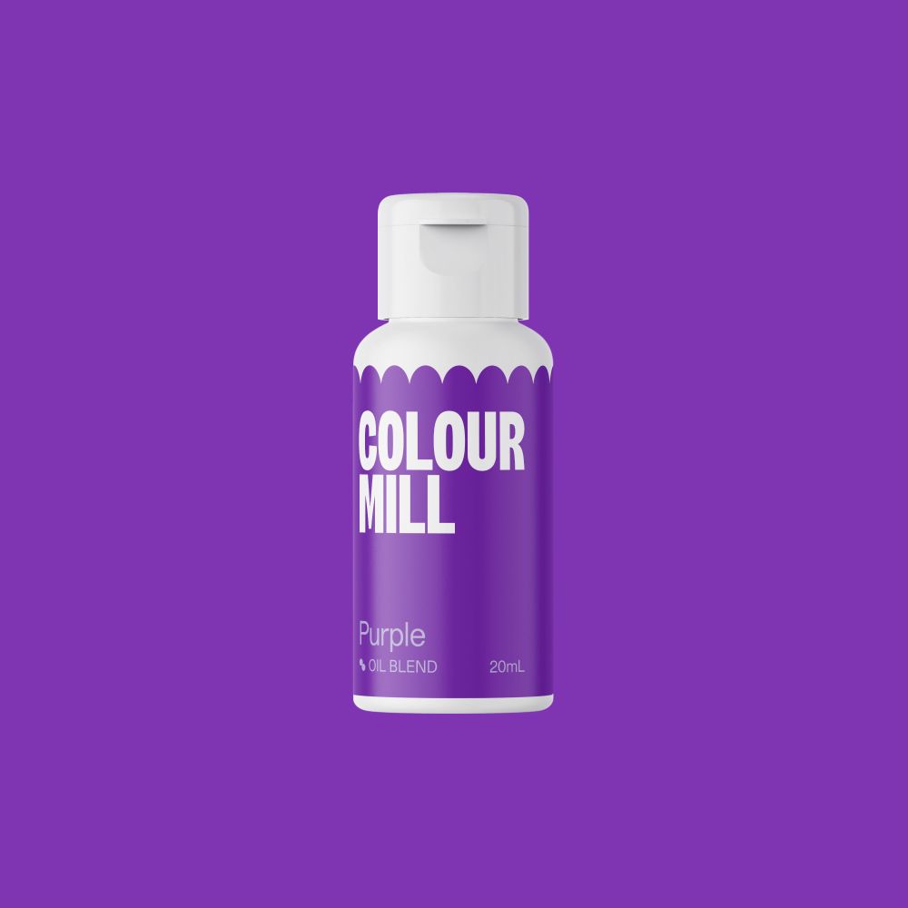 Barwnik olejowy do mas tłustych - Colour Mill - Purple, 20 ml