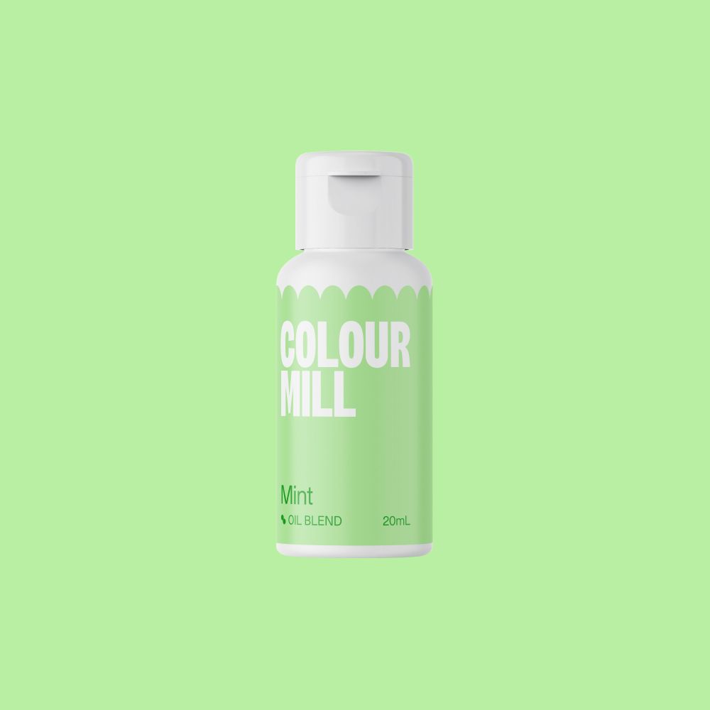 Barwnik olejowy do mas tłustych - Colour Mill - Mint, 20 ml