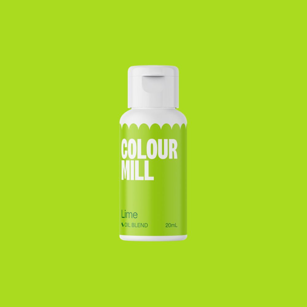 Barwnik olejowy do mas tłustych - Colour Mill - Lime, 20 ml