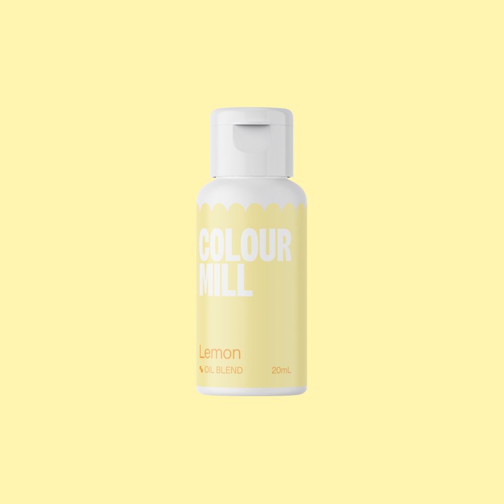 Barwnik olejowy do mas tłustych - Colour Mill - Lemon, 20 ml