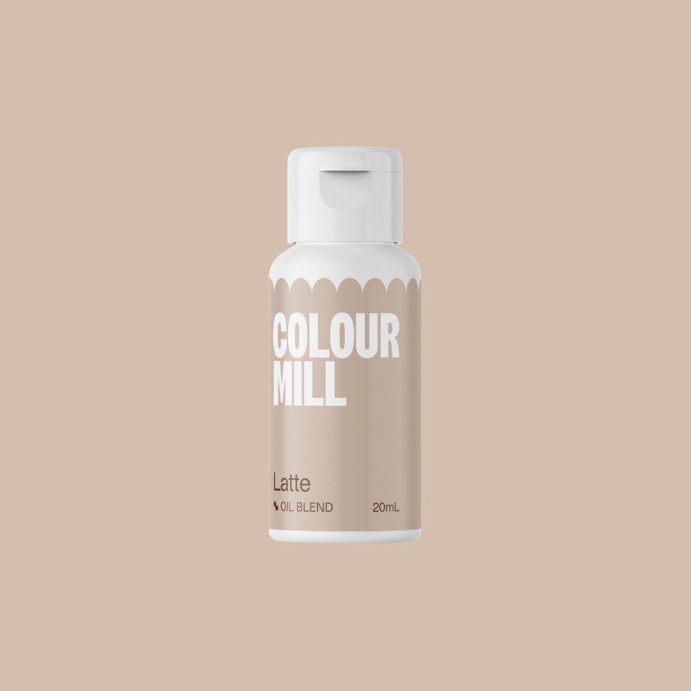 Barwnik olejowy do mas tłustych - Colour Mill - Latte, 20 ml