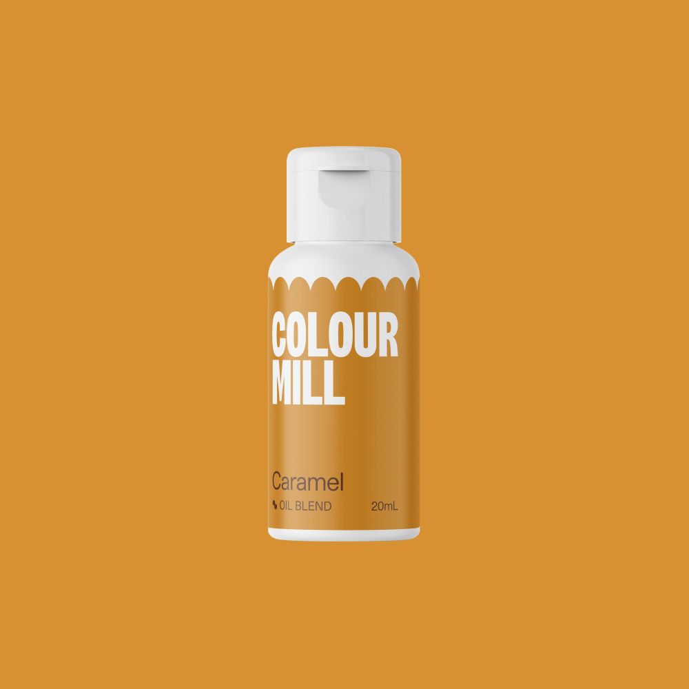 Oil dye for fatty masses - Color Mill - caramel, 20 ml