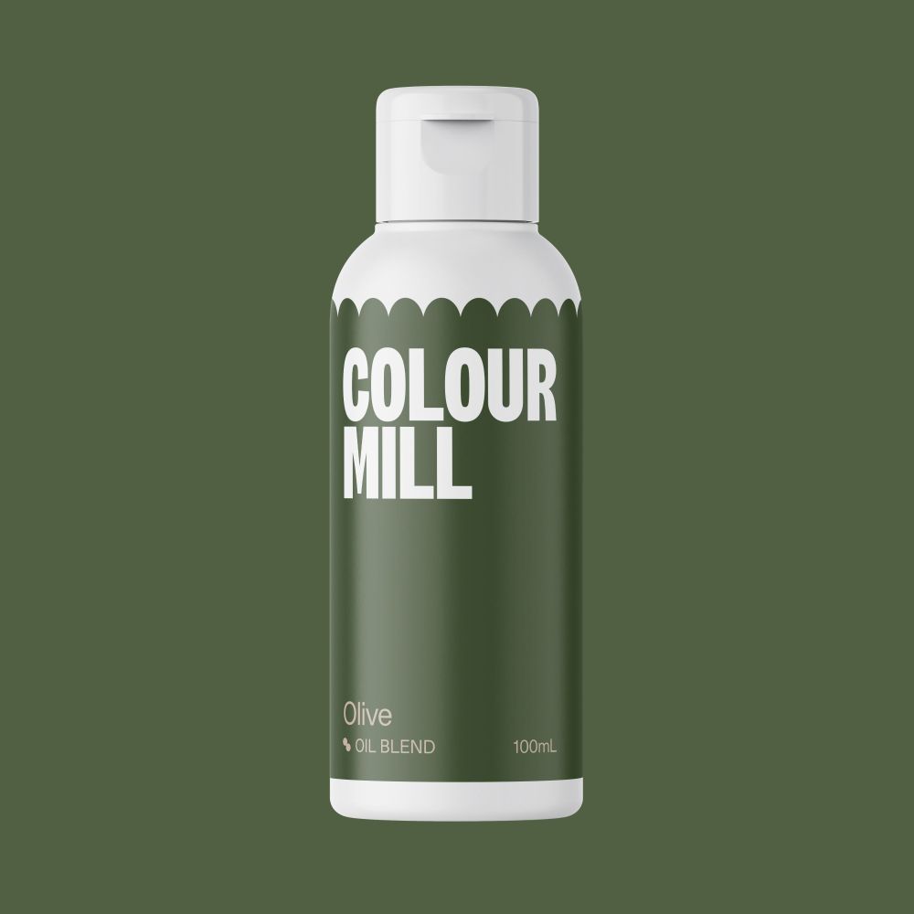 Oil dye for heavy masses - Color Mill - Olive, 100 ml