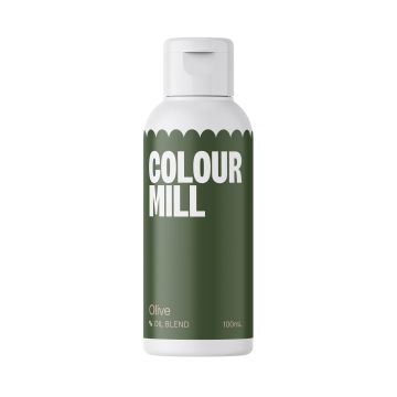 Barwnik olejowy do mas tłustych - Colour Mill - Olive, 100 ml