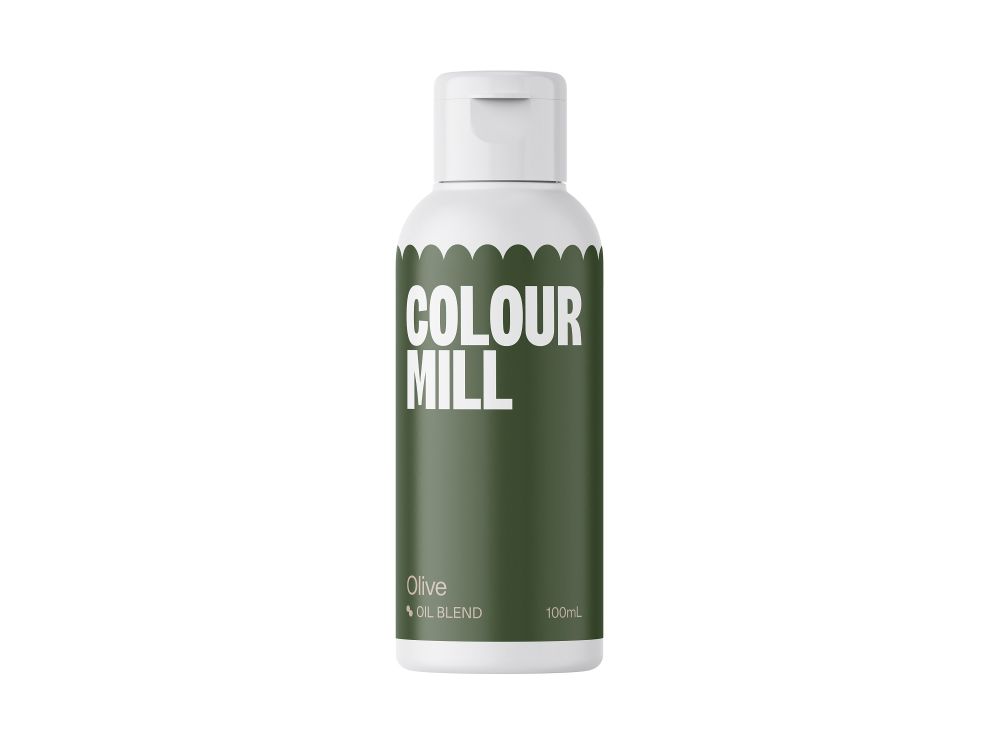 Barwnik olejowy do mas tłustych - Colour Mill - Olive, 100 ml