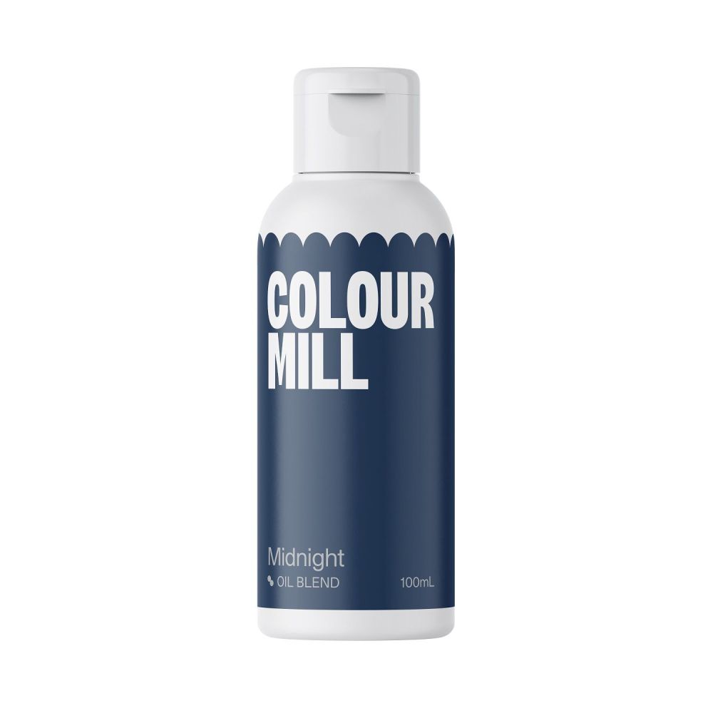 Barwnik olejowy do mas tłustych - Colour Mill - Midnight, 100 ml