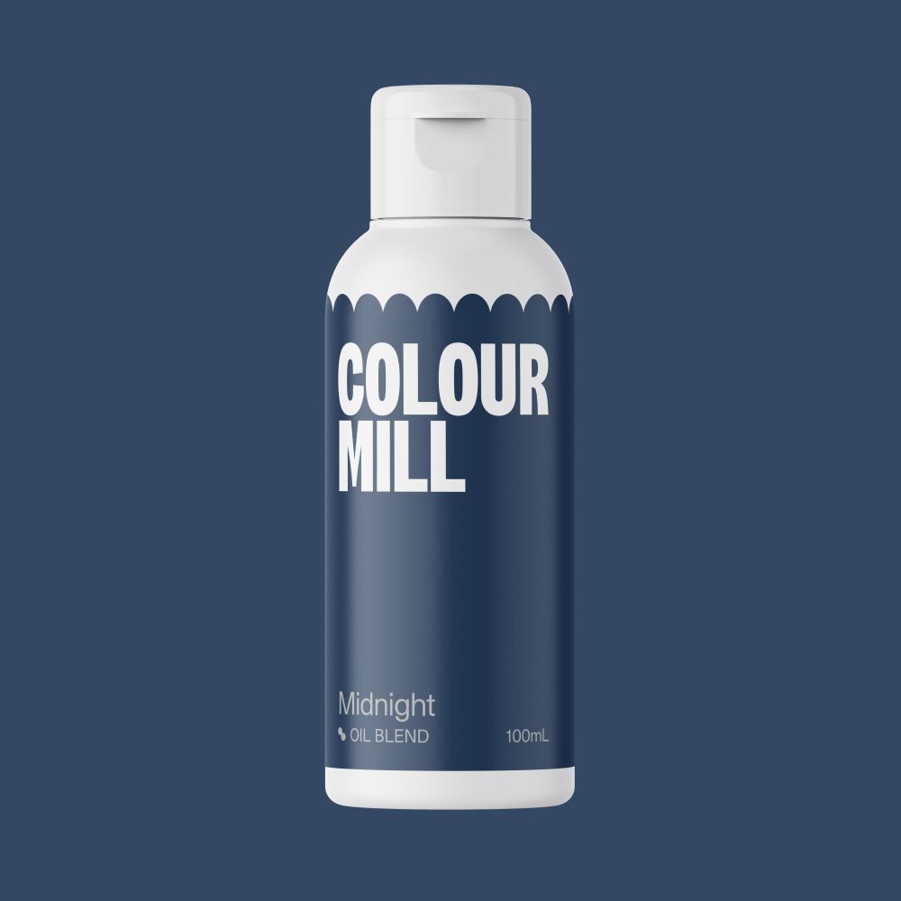 Barwnik olejowy do mas tłustych - Colour Mill - Midnight, 100 ml