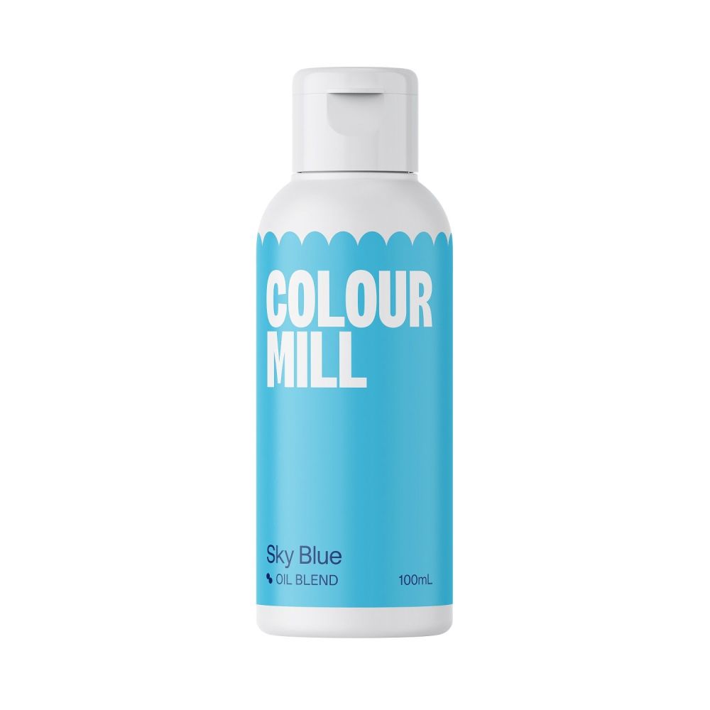 Barwnik olejowy do mas tłustych - Colour Mill - Sky Blue, 100 ml