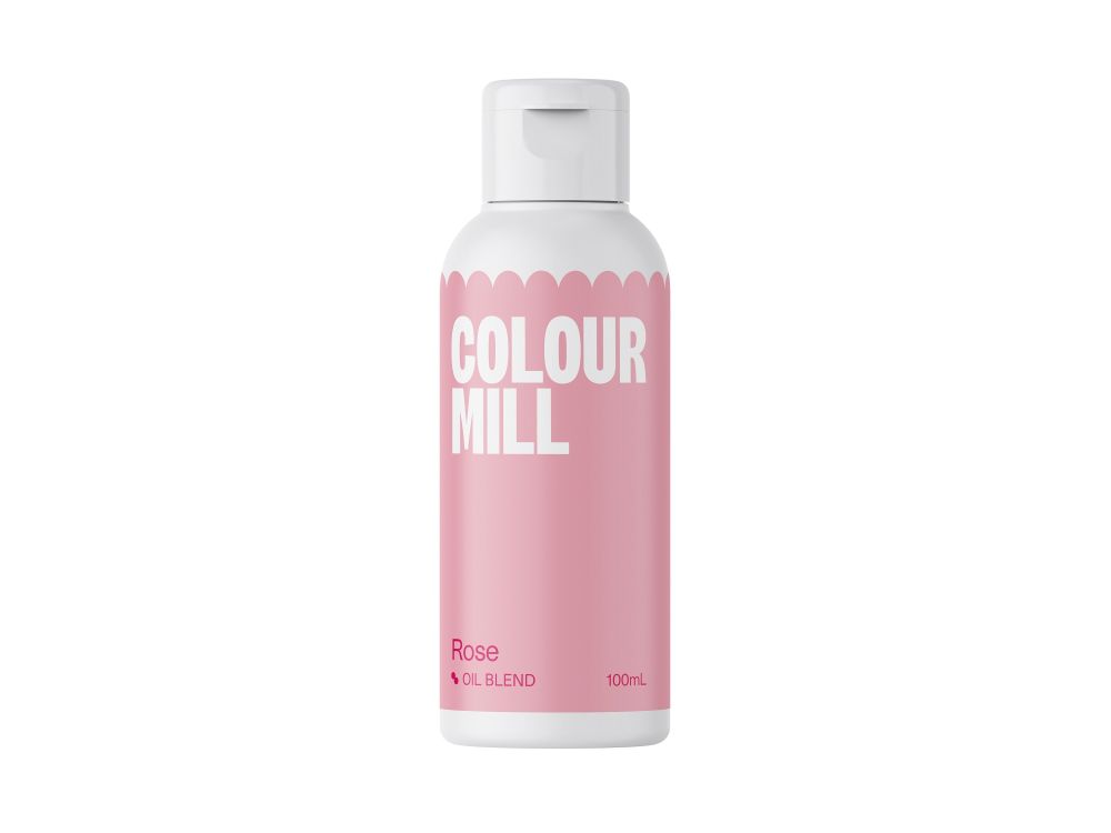 Barwnik olejowy do mas tłustych - Colour Mill - Rose, 100 ml