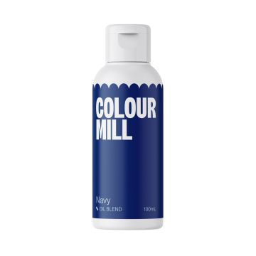 Barwnik olejowy do mas tłustych - Colour Mill - Navy, 100 ml