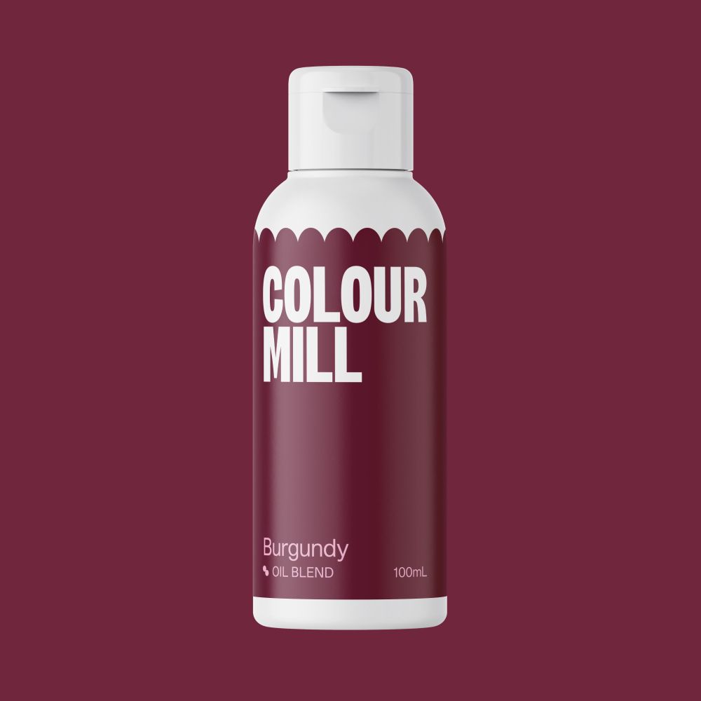 Barwnik olejowy do mas tłustych - Colour Mill - Burgundy, 100 ml
