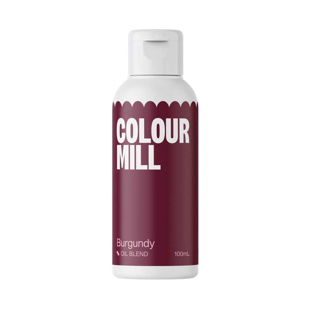 Oil dye for heavy masses - Color Mill - Burgundy, 100 ml