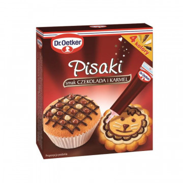 Sugar markers - Dr. Oetker - chocolate and caramel, 76 g