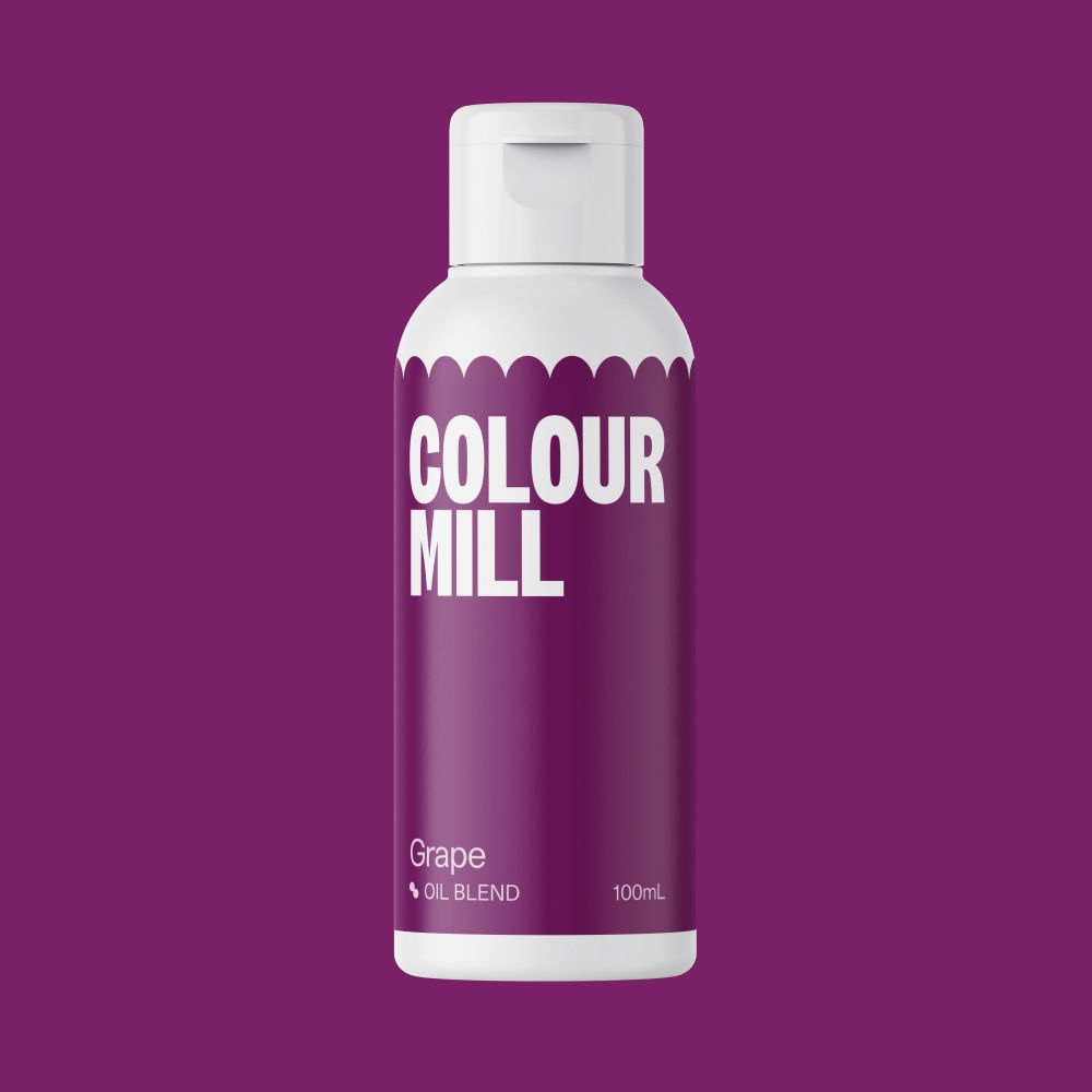 Barwnik olejowy do mas tłustych - Colour Mill - Grape, 100 ml
