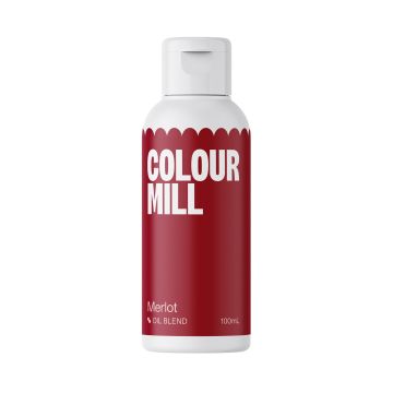 Barwnik olejowy do mas tłustych - Colour Mill - Merlot, 100 ml