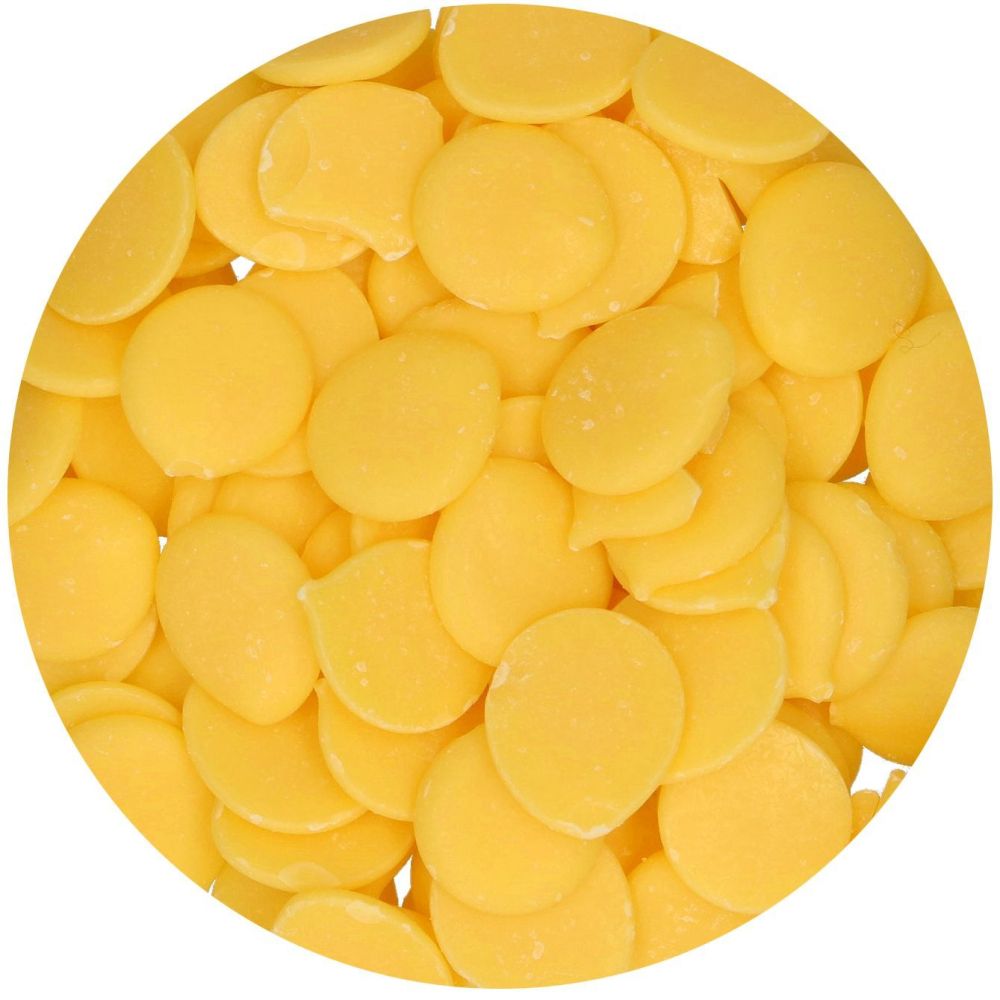 Pastylki Deco Melts - FunCakes - cytrynowe, żółte, 250 g