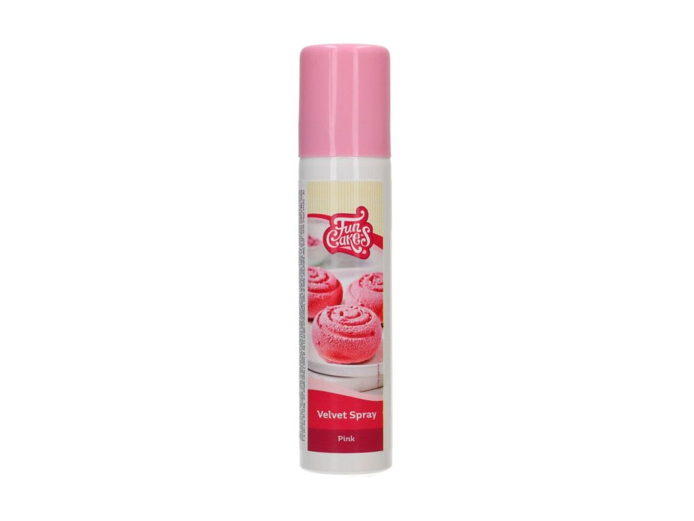 Velvet spray - FunCakes - Pink, 100 ml