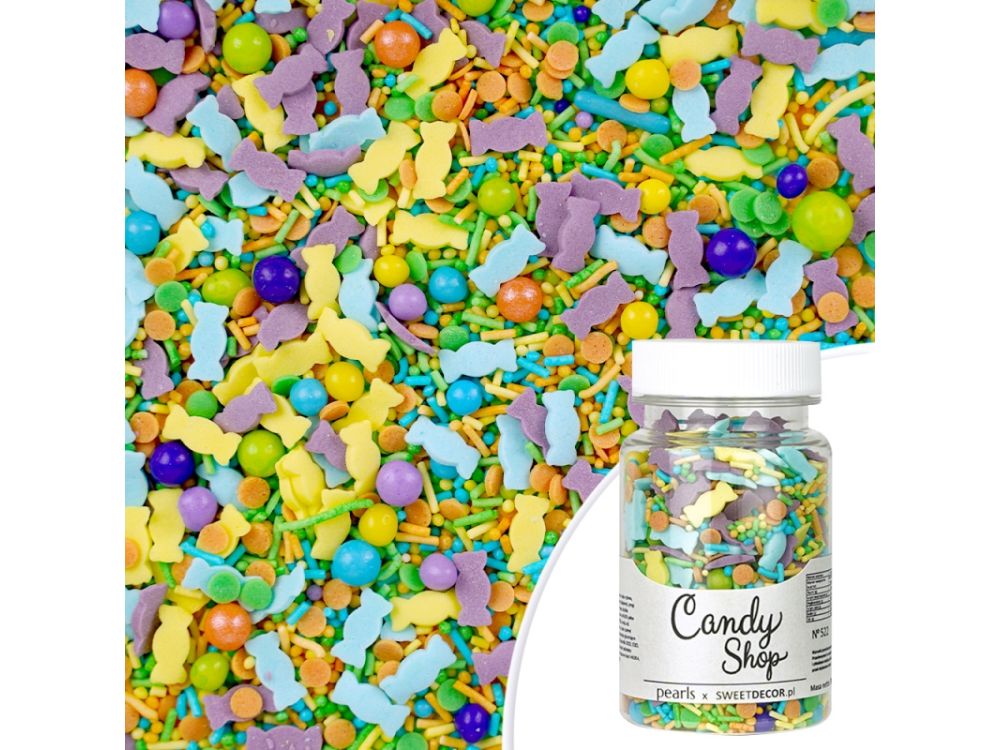Sugar sprinkles - Candy Shop, mix, 70 g
