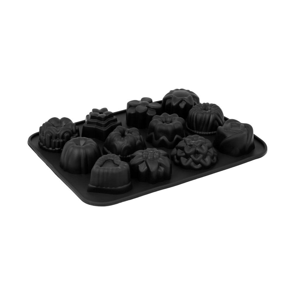 Silicone mold for chocolates and cookies - mix, 12 pcs.