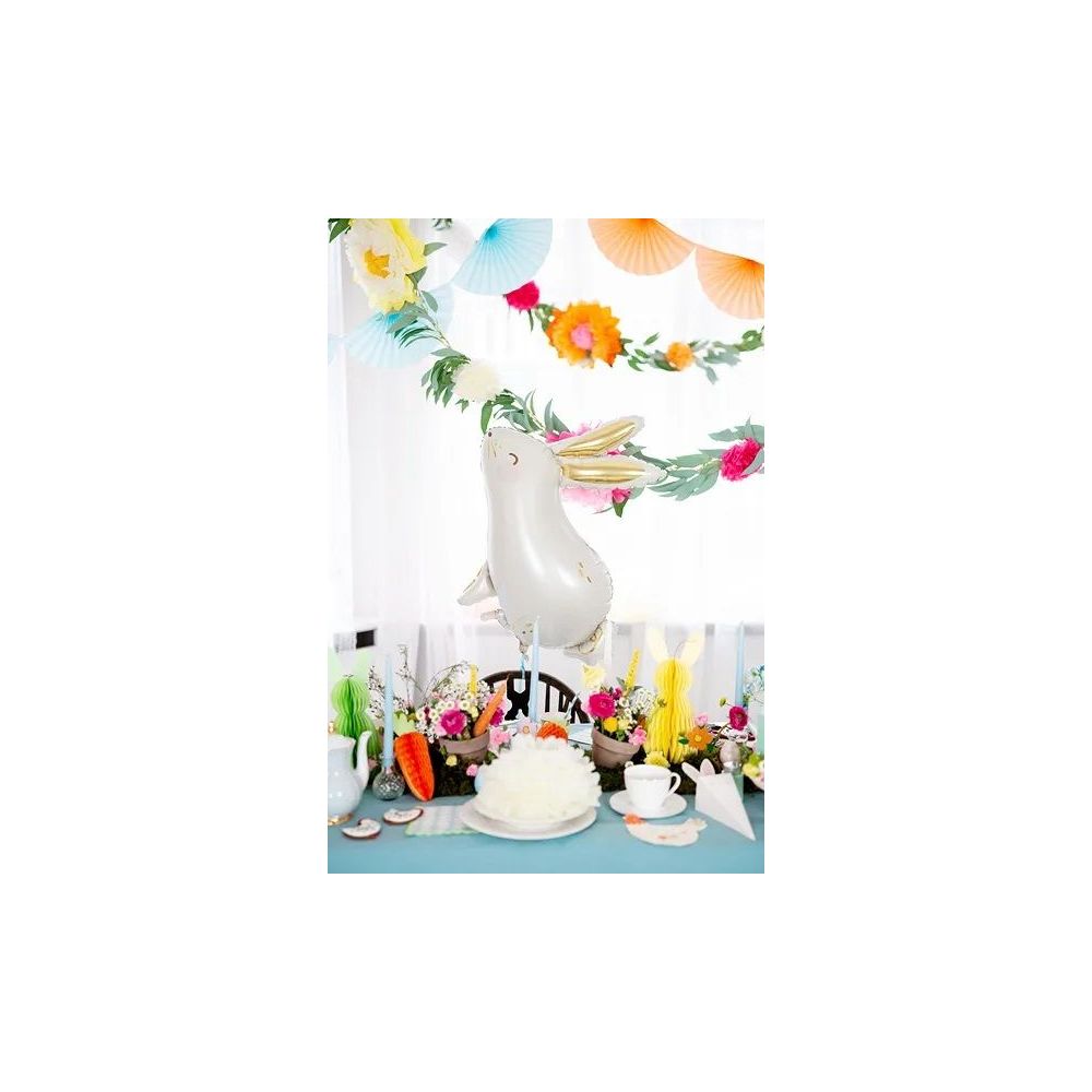 Balon foliowy - PartyDeco - Zając, 70 x 71,5 cm