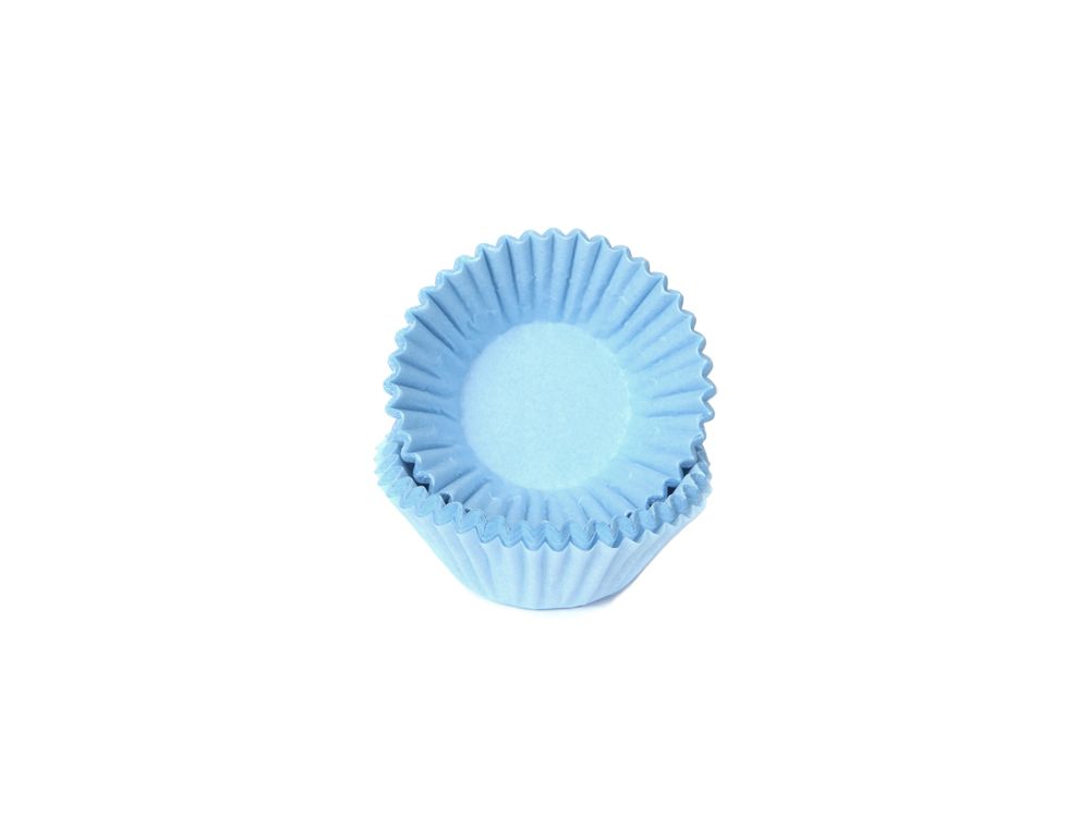 Mini muffin cases - House of Marie - pastel blue, 100 pcs.