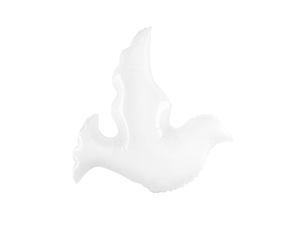 Balon foliowy, Gołąb - biały, 45 cm