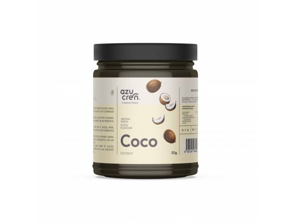 Aroma pasta, food flavor - Azucren - Coconut, 50 g