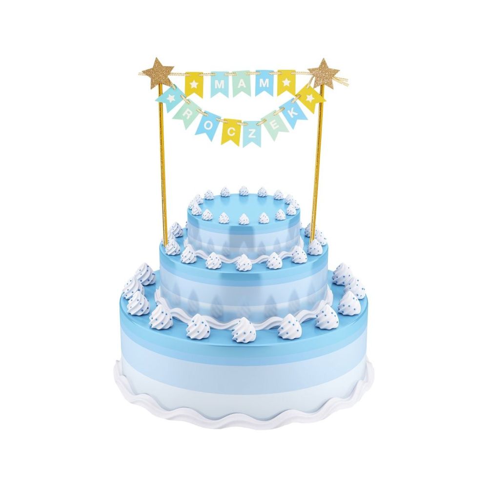 Toppery urodzinowe na tort - GoDan - Mam Roczek, dla chłopca