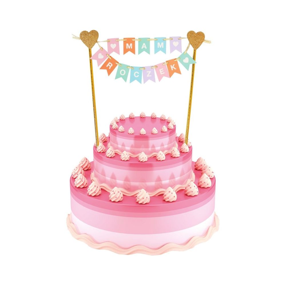 Toppery urodzinowe na tort - GoDan - Mam Roczek, dla dziewczynki
