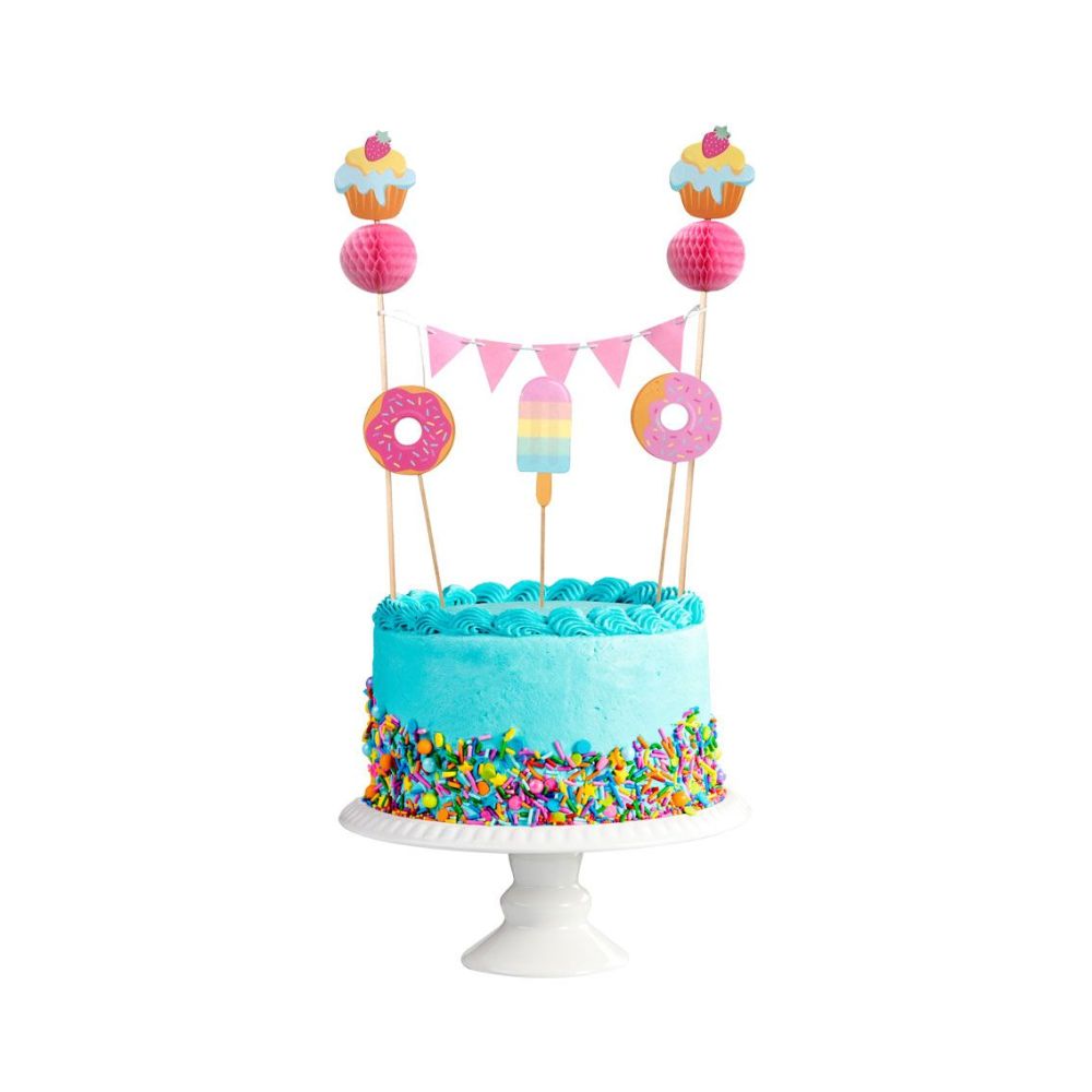Birthday cake toppers - GoDan - Sweet Cookies, 4 pcs.