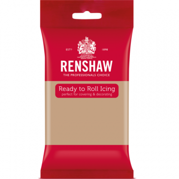 Sugar paste - Renshaw - latte, 250 g
