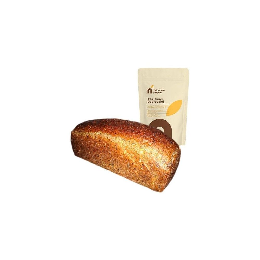 Mieszanka chlebowa - Naturalnie Zdrowe - Chleb Dobrodziej, orkiszowy, 500 g