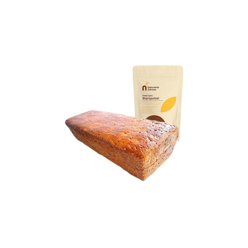 Mieszanka chlebowa - Naturalnie Zdrowe - Chleb Staropolski, żytni, 500 g