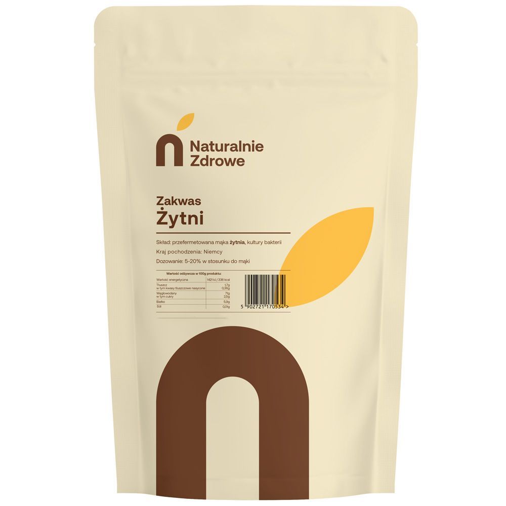 Sourdough, rye - Naturalnie Zdrowe - 200 g