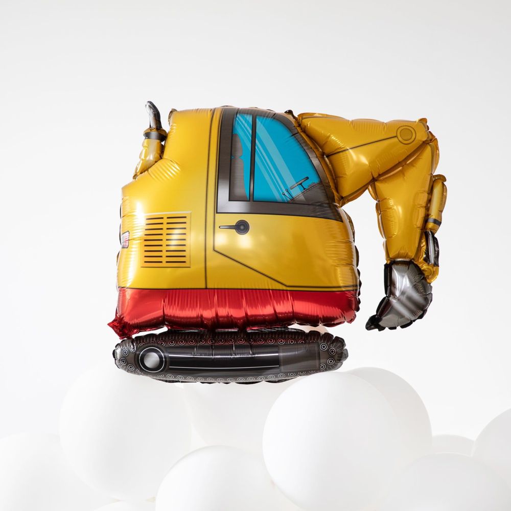 Foil balloon - Excavator, 75 x 63 cm