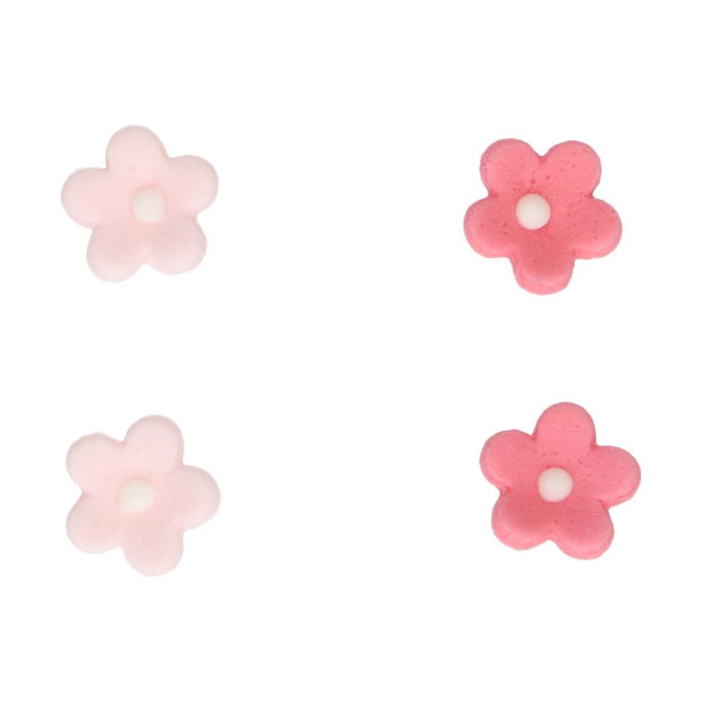 Dekoracje cukrowe - FunCakes - Kwiaty jabłoni, różowy mix, 64 szt.