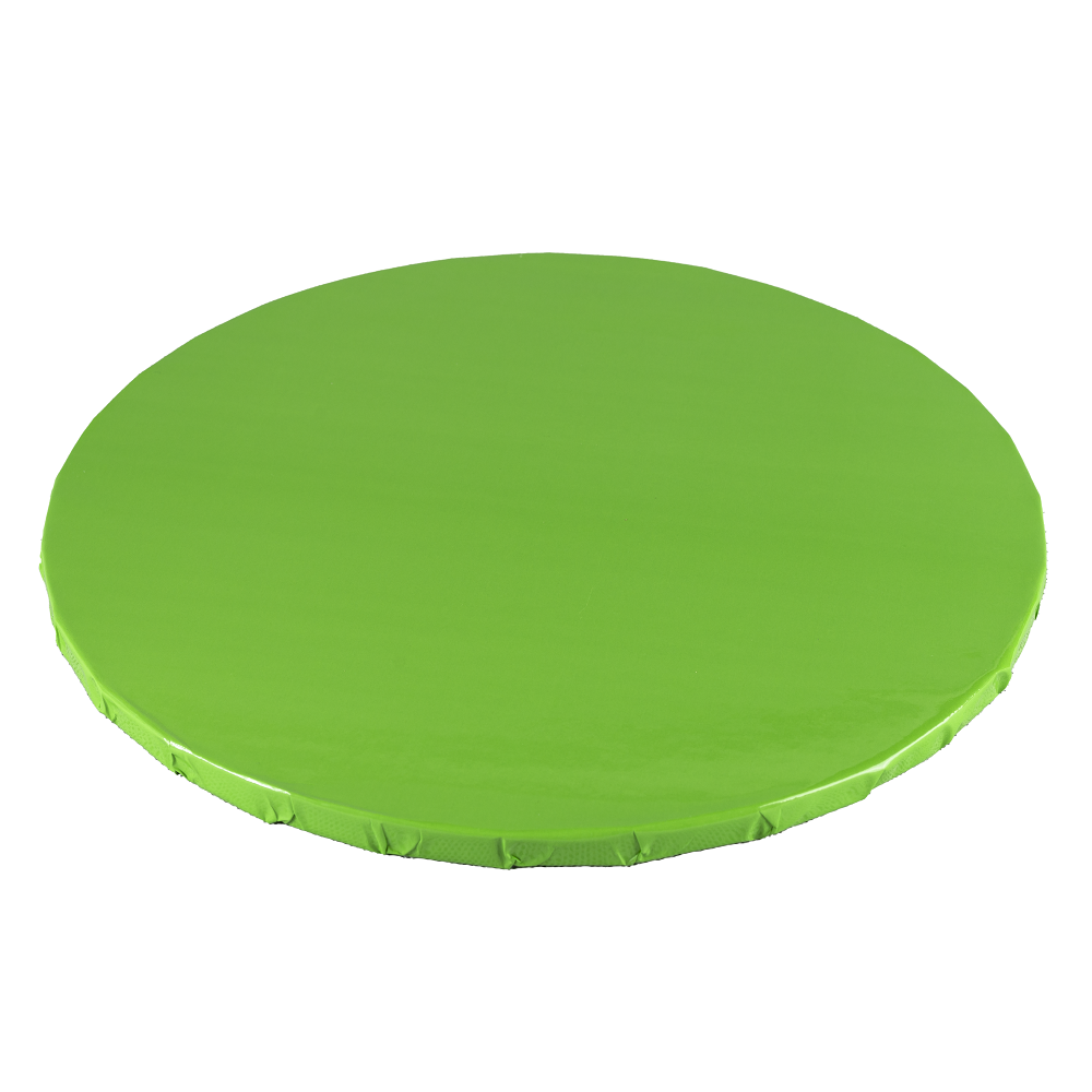 Cake base, round - thick, lime, 25 cm