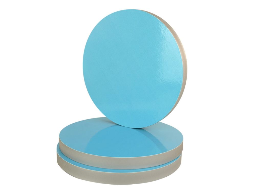 Round cake base - thick, polystyrene, blue, 26 cm