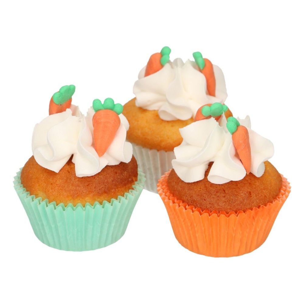 Sugar decorations - FunCakes - carrots, 16 pcs.