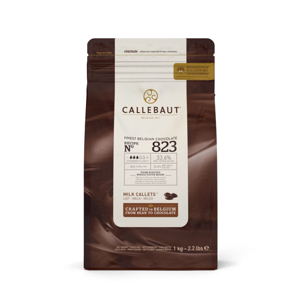 Belgian chocolate - Callebaut - milk callets, 1 kg