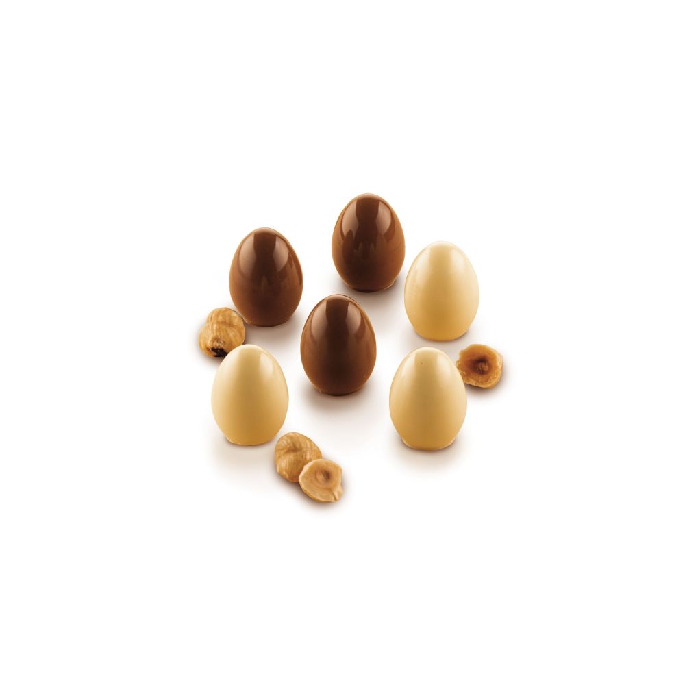 Forma silikonowa do czekoladek 3D - SilikoMart - Choco Egg, 15 szt.